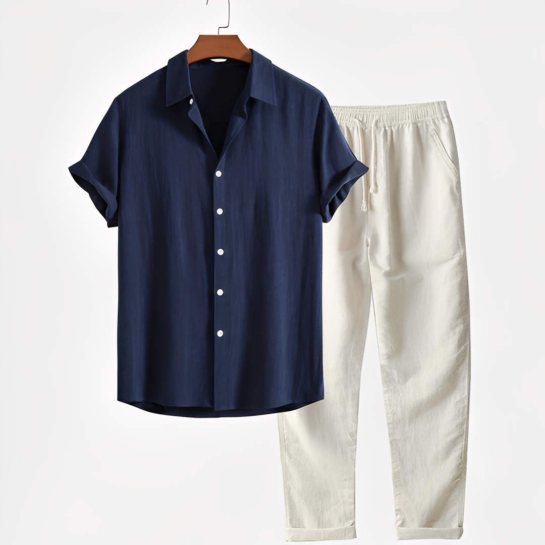 Fritz – Men's Two-Piece Set in Brown