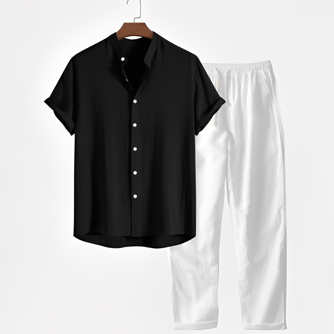 Fritz – Men's Two-Piece Set in Blue