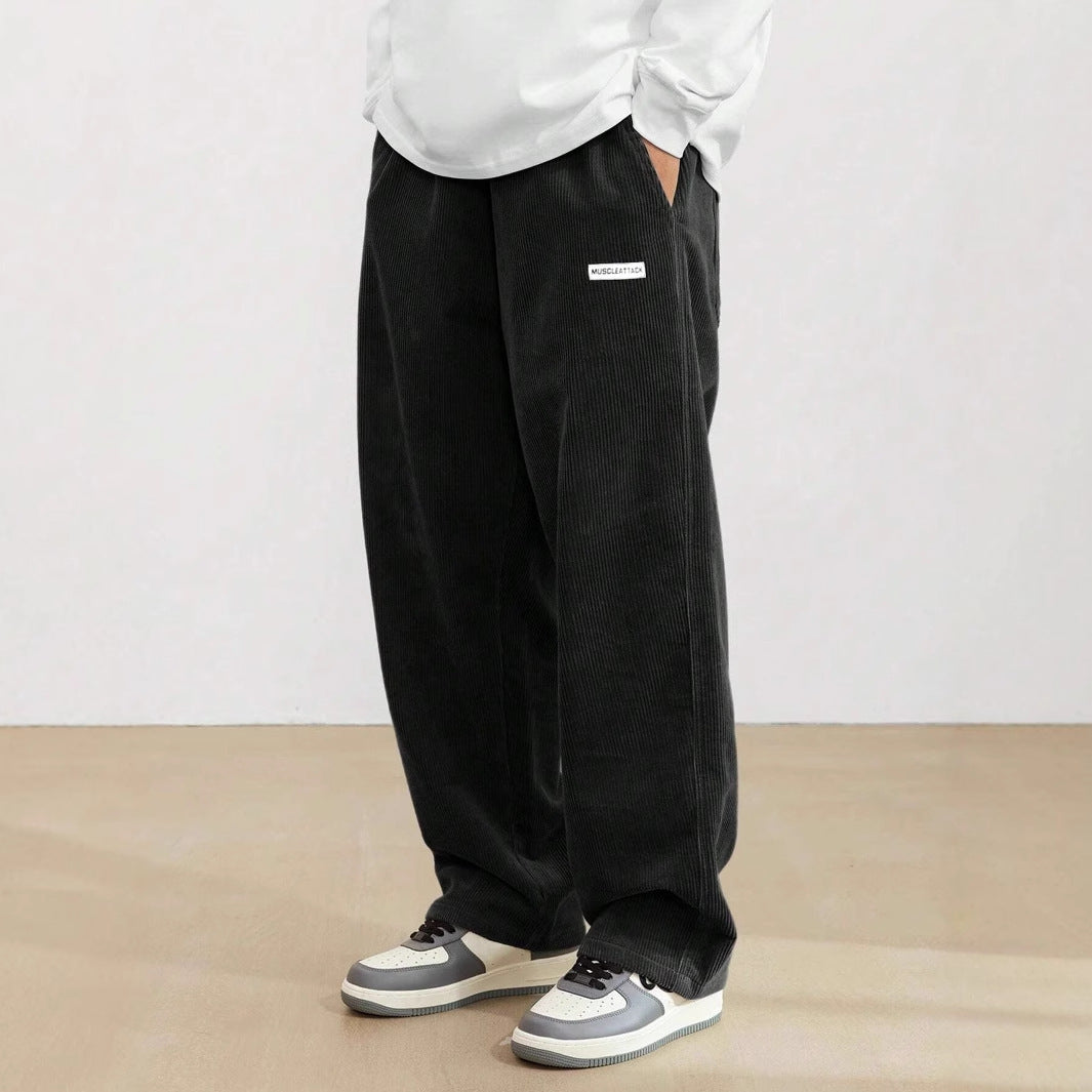 Kenrick – Men's Straight Cut Trousers in Brown