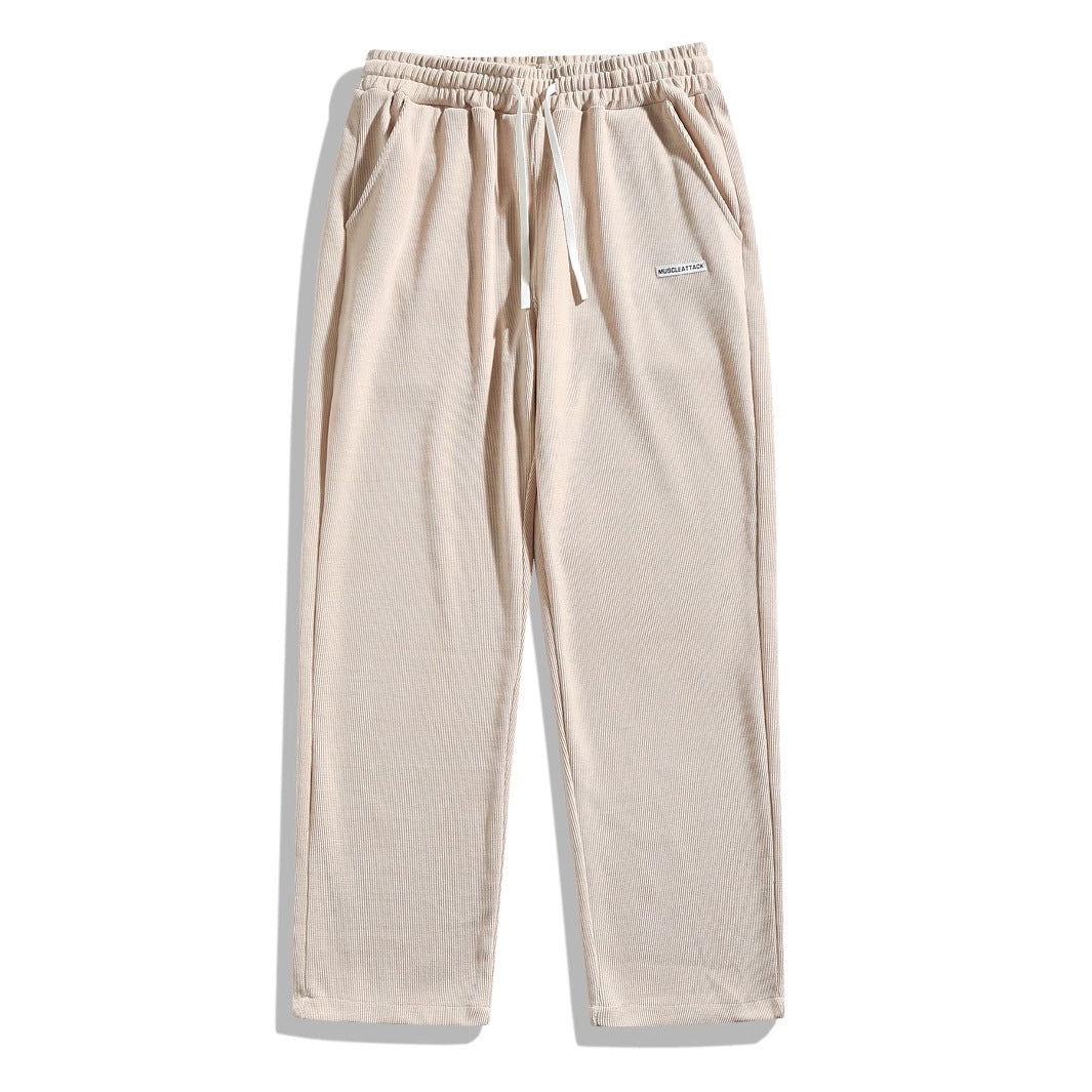 Kenrick – Men's Straight Cut Trousers in Blue