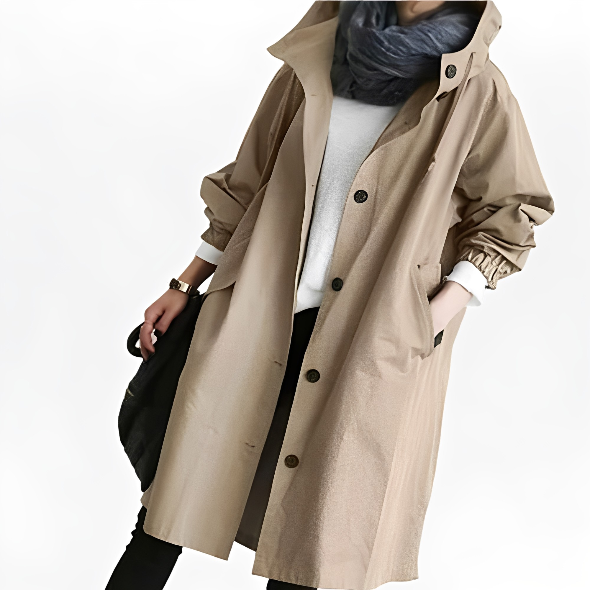 Giselle – Women's Hooded Jacket in Black