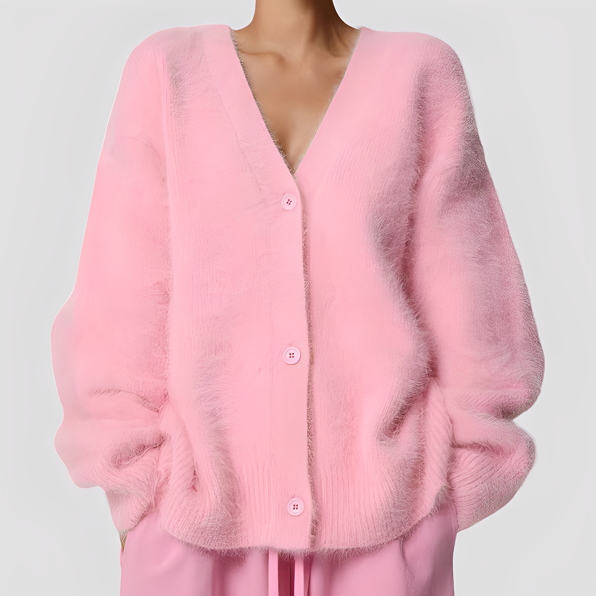 Lavena – Women's Sweater in White