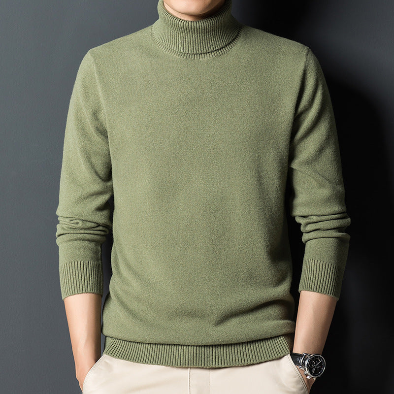 Ralph – Men's Turtleneck Sweater in Gray