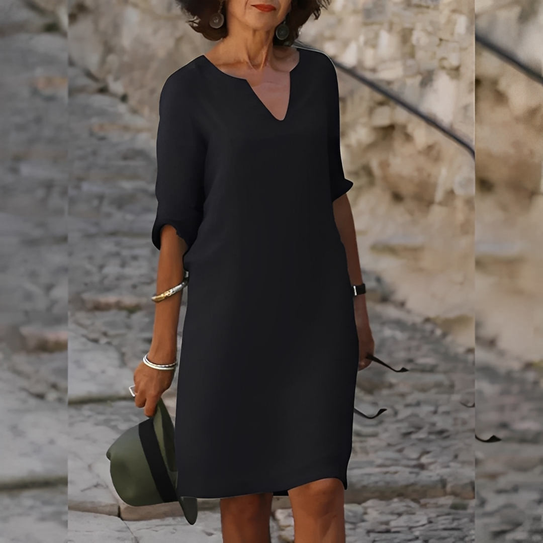 Guilaine – Women's V-Neck Dress product image