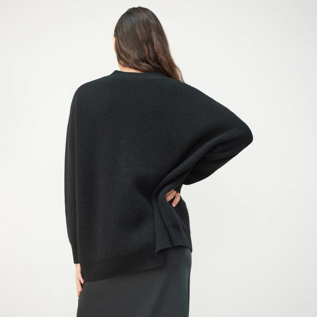 Leah – Long Cardigan in Cream
