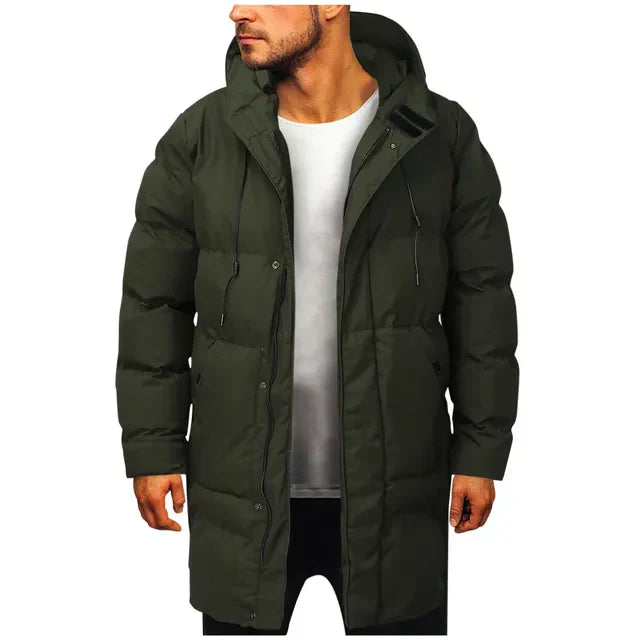 Dario – Hooded Parka in Black