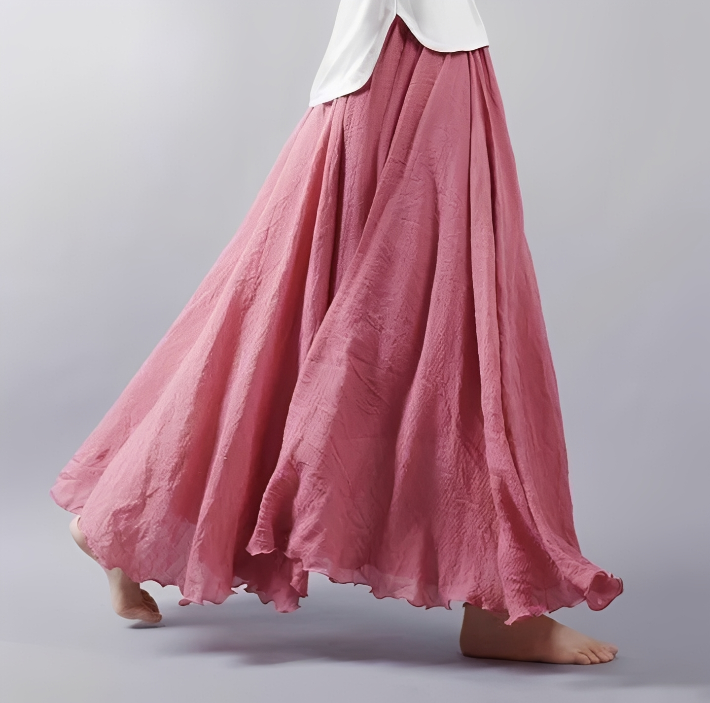 Verah – Women's Skirt in White