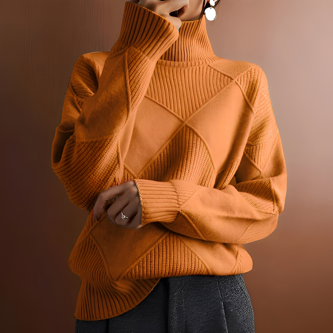 Morgan - Cozy high-collar sweater