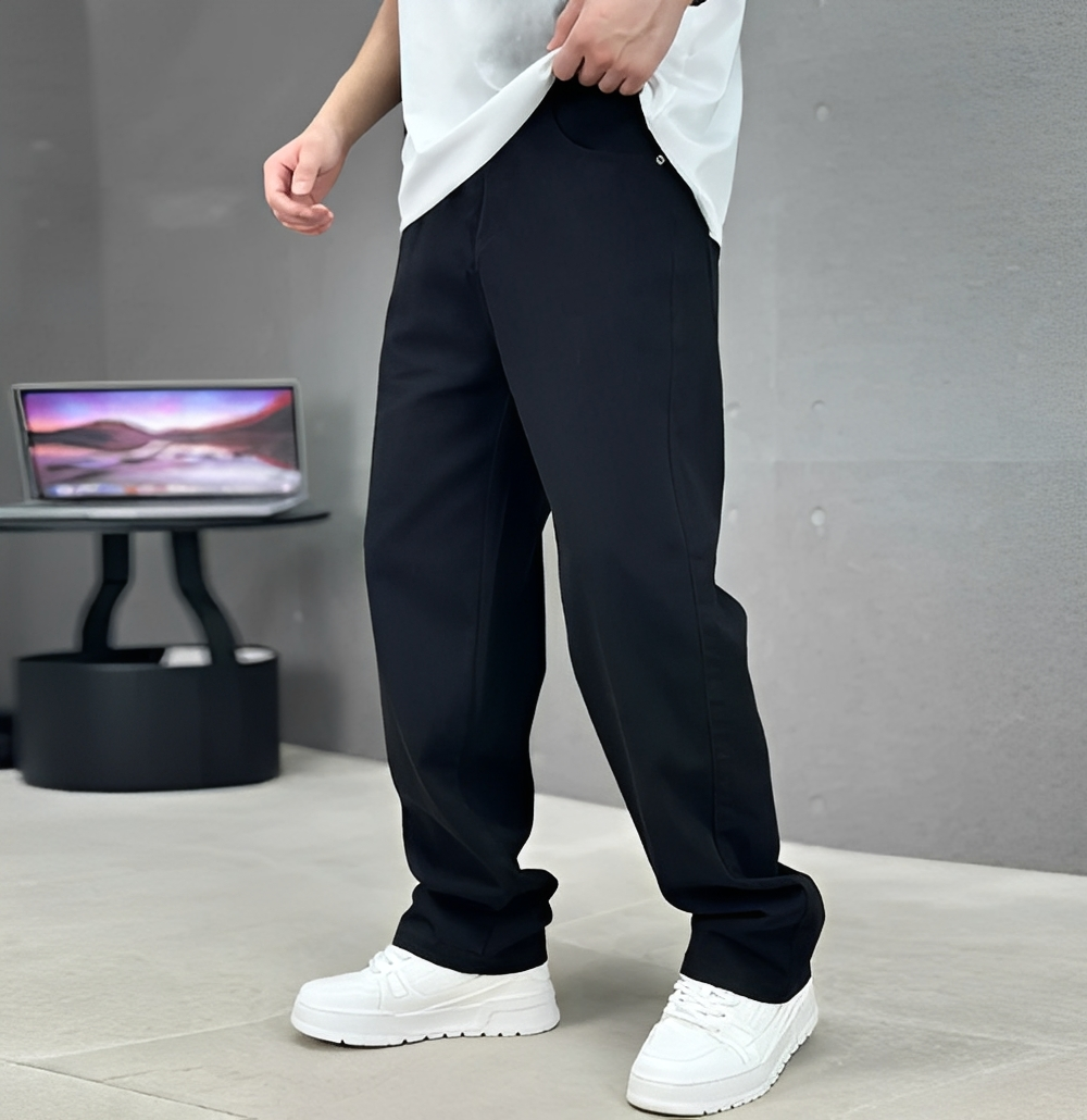 Aadan – Men's Casual Pants in Gray